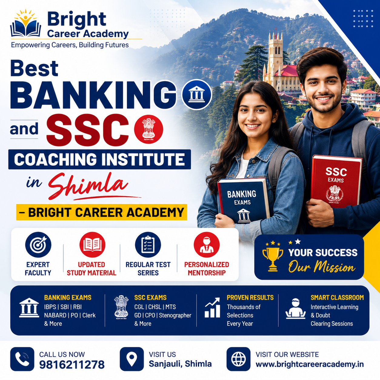 Best Banking and SSC Coaching Institute in Shimla